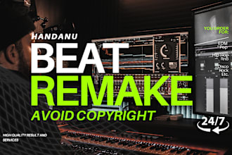 remake, recreate or make original beat avoid copyright