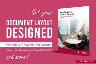document redesign, fillable PDF, document creation, fix PDF, hyperlink