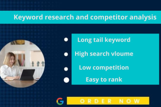 do long tail keywords research and competitor analysis for SEO