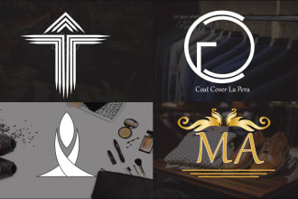 design minimalist luxury and clothing brand fashion and business logo