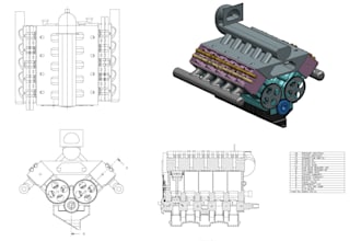 create model and drawings of machinery and products
