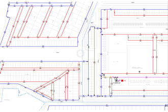 create infrastructure water supply drawings in autocad