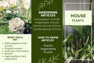 write engaging gardening articles for your blog