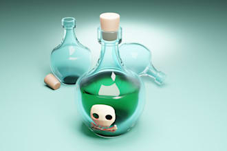 do 3d model in blender