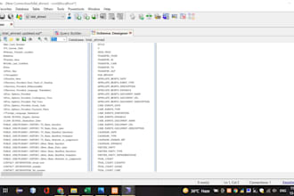 design database and do related tasks and projects