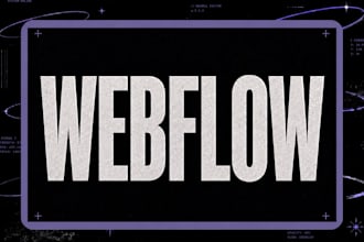 design and build a responsive webflow landing page
