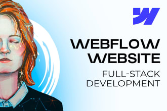 create a webflow website for you