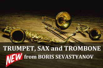 create jazz or balkan brass part for your track, trumpet, saxophone, trombone