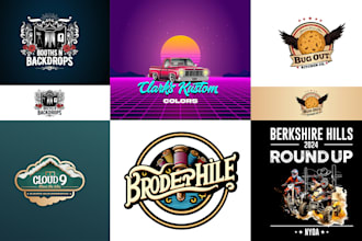 do custom logo design and full brand identity kit