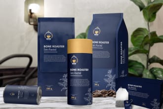 do food packaging, stand up pouch, box packaging and food label design