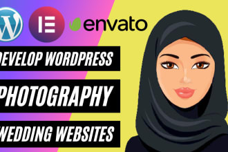 design, clone beautiful photography, wedding wordpress website