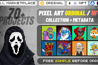 create top selling nft pixel art