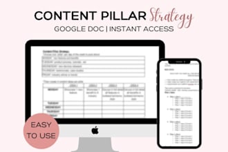 provide marketing content pillar strategy guide