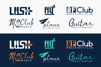 do wordmark, lettermark, timeless and font logo