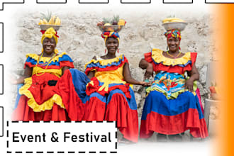 edit photos of events, festivals
