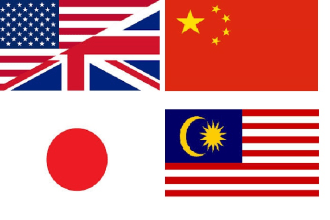 translate Japanese, Chinese, English and Malay words
