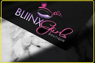 design impressive abstract makeup logo just your company