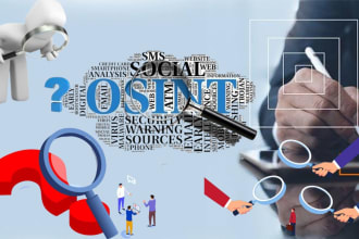 be your osint private investigator on your any target