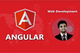 develop frontend web application in angular