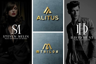 do a creative luxury apparel fashion and clothing brand logo