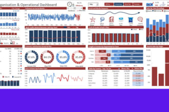 manage data visualization, dashboard designing, and cleansing in excel