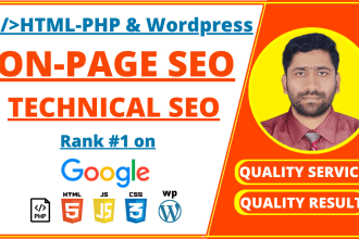fix wordpress onpage SEO and technical optimization with yoast or rankmath