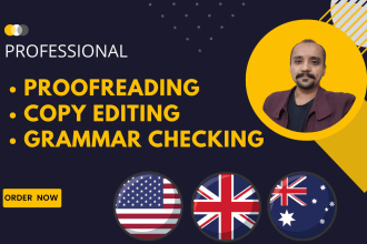proofread, grammar check, copy edit, rewrite your documents,articles,book,essays
