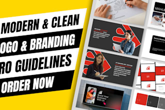 create a full brand kit with brand guidelines for your business