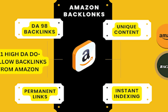 provide 11 amazon dofollow backlinks for google top ranking