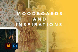 design digital moodboards and inspiration boards