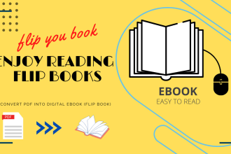 convert PDF to a flipbook or digital magazine flip book in 12 hrs