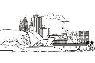 draw detailed line art, coloring pages and timelines