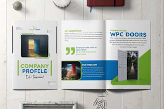 design professional brochures, company profiles, annual reports