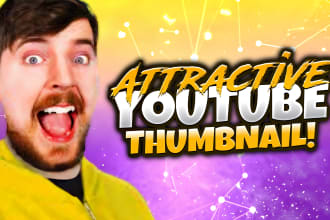 design amazing youtube thumbnail
