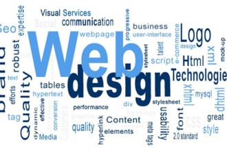 do web designing, animation and graphic design