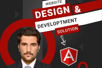 be your angular developer for website and admin portals