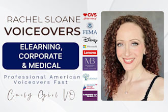 record your elearning, corporate training or medical voiceover