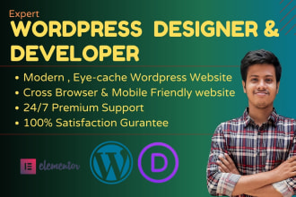 convert psd to wordpress, xd to wordpress, figma to responsive wordpress