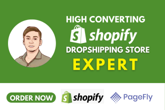 create your shopify dropshipping store with winning products and premium theme