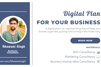 be consulting on business, idea, marketing, SEO, startup
