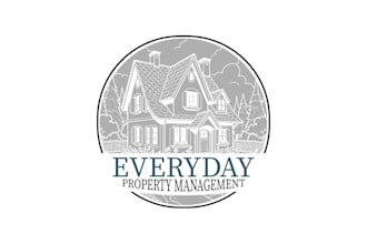design property, home, real estate, construction logo design