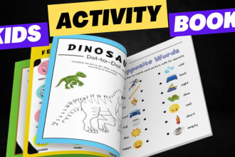 do kids activity book, kids worksheets, coloring pages for kids, KDP amazon etsy