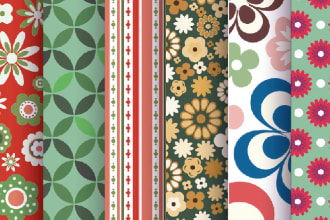 do pattern design, vector pattern, seamless pattern, textile and fabrics