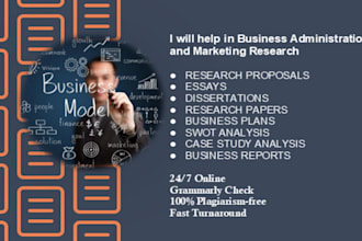help in business administration and market research