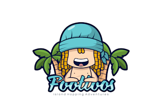 design travel beach hotel and adventure logo with in 24 hour