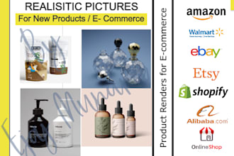 3d product rendering for amazon or any ecommerce website