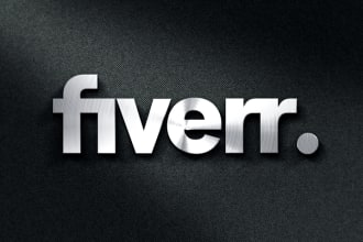 replicate your logo design in realistic metal