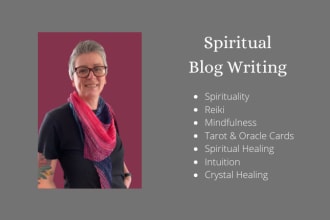 write your spirituality blog post or article