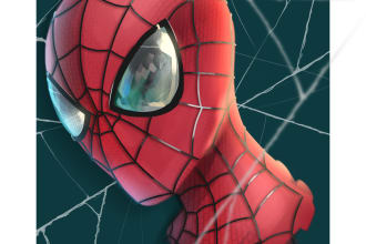 full color illustrations and coloring comic pages