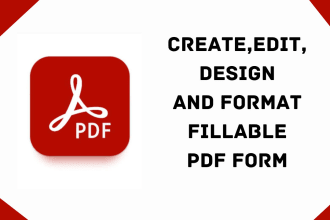 create fillable pdf form and design fillable pdf